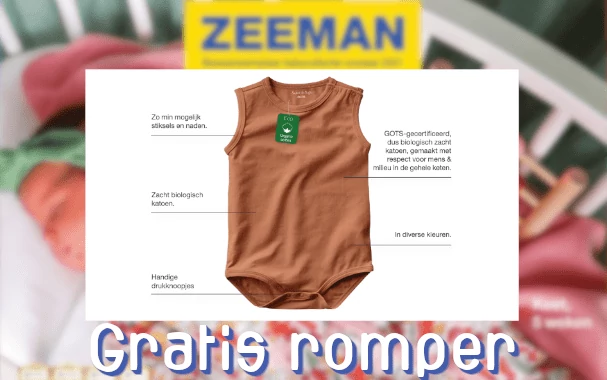 Zeeman babydoos aanvragen & Inhoud babyromper