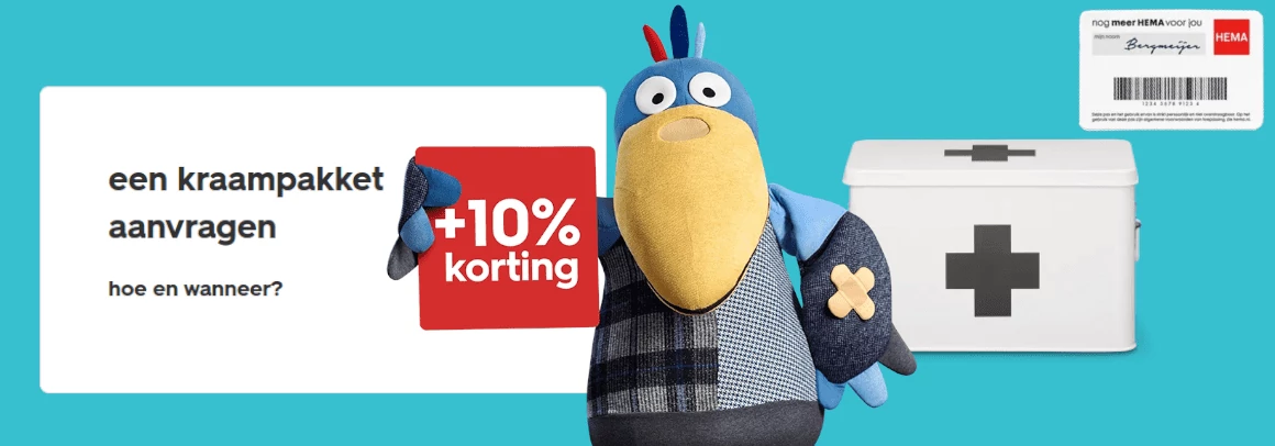 HEMA babypakket Aanvragen hoe doe je dat?